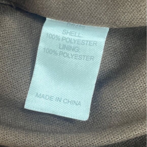 Charming Charlie Women's Brown Printed Long Sleeve Dress Sz M - Picture 7 of 9